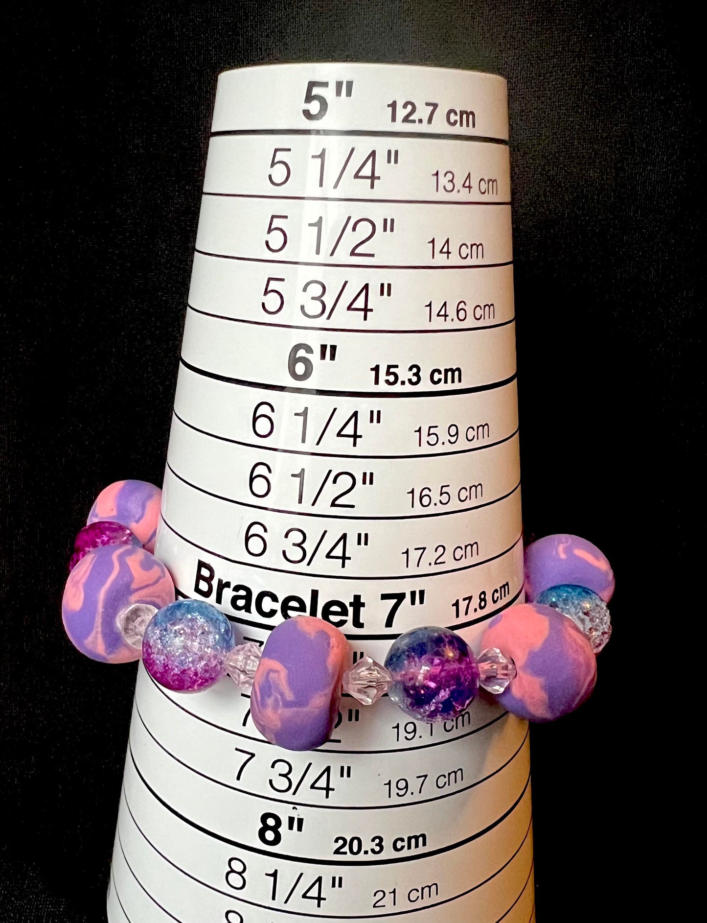 Bracelet - Easter 145 - Made with Handcrafted Clay Beads