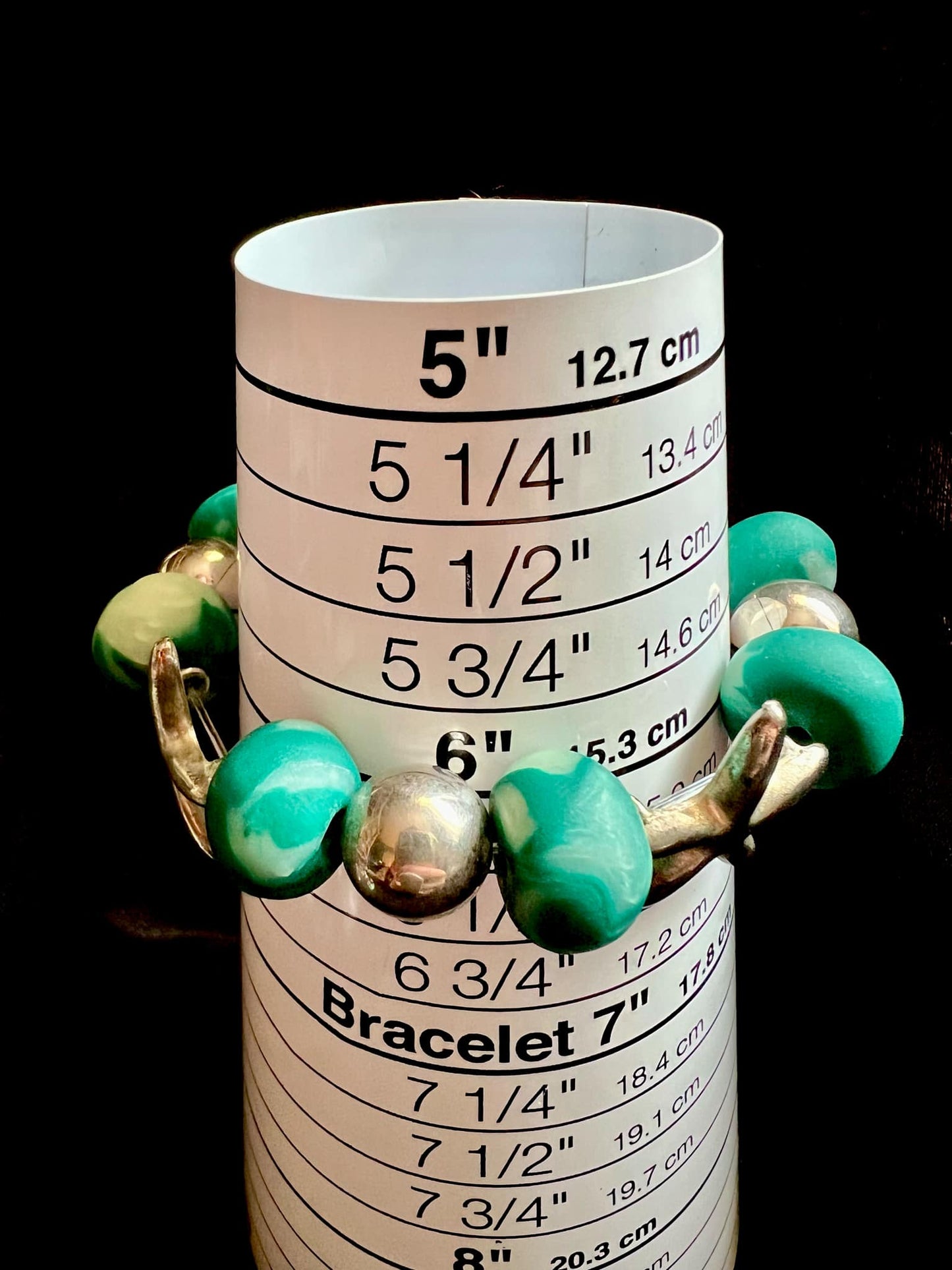 .Bracelet - Vintage 151 - Made with Handcrafted Clay Beads