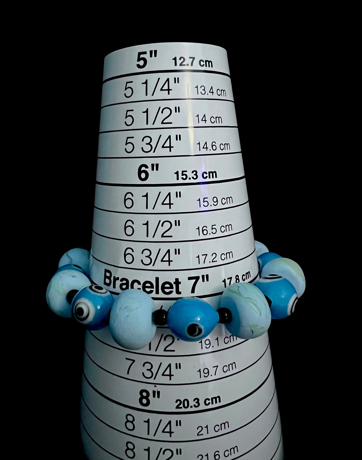 .Bracelet - Winter 158 - Made with Handcrafted Clay Beads