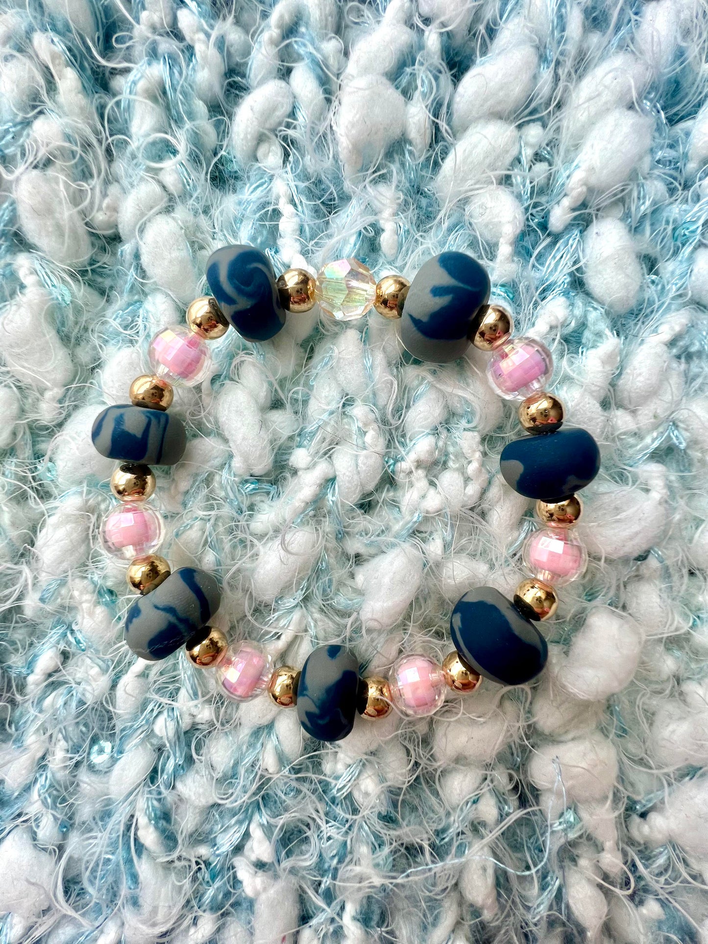..Bracelet - Dazzle 162 - Made with Handcrafted Clay Beads