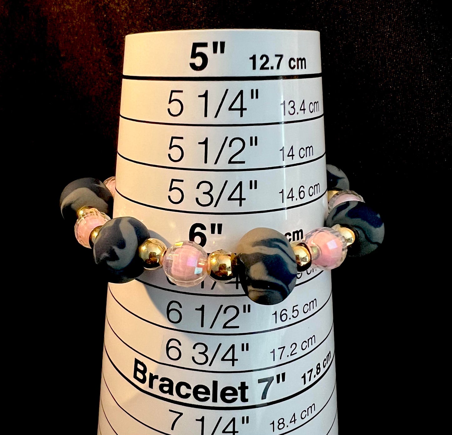 ..Bracelet - Dazzle 162 - Made with Handcrafted Clay Beads