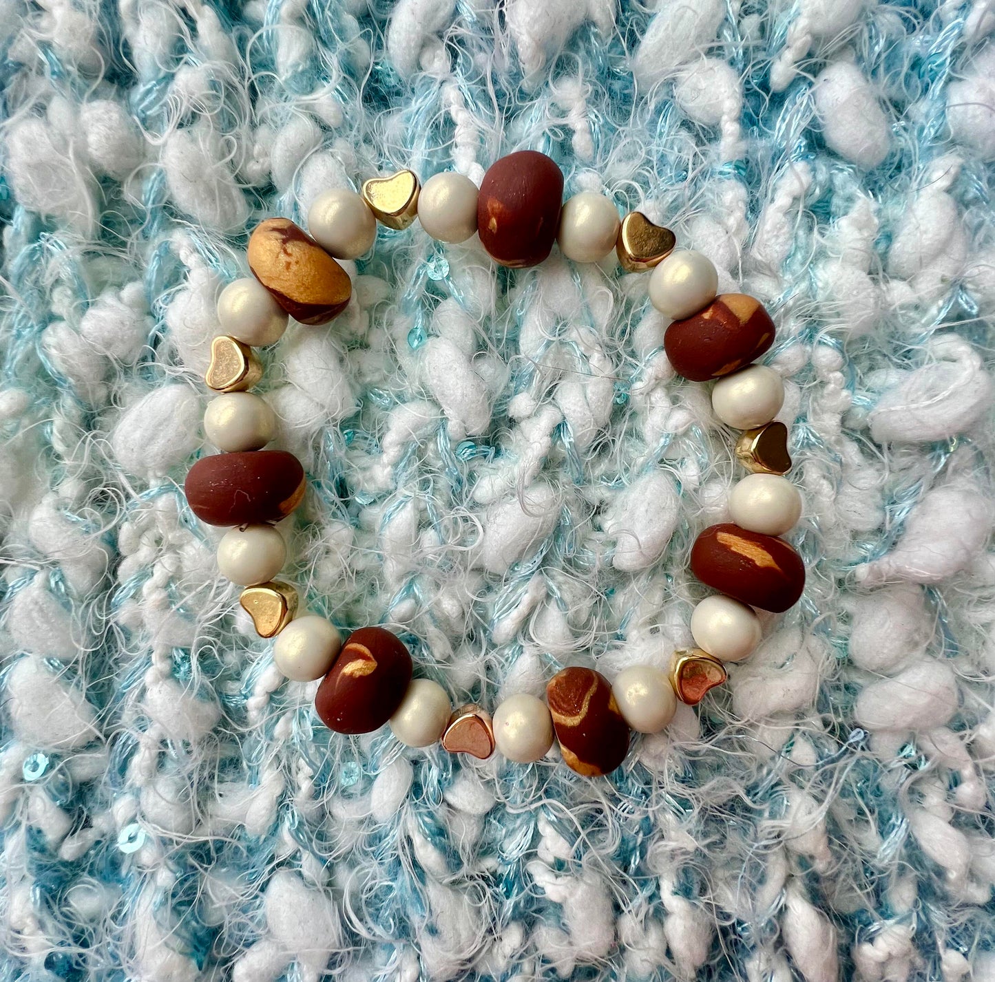 ..Bracelet - Dazzle 164 - Made with Handcrafted Clay Beads
