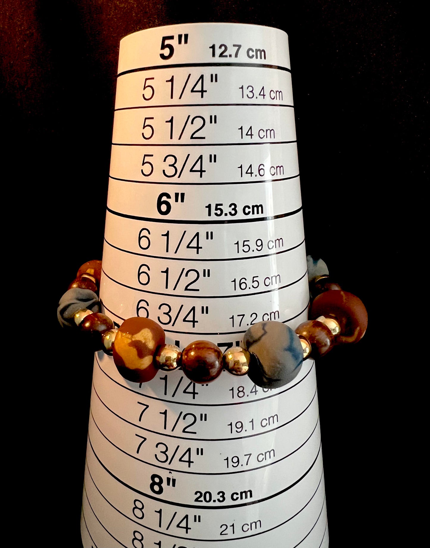 ..Bracelet - Dazzle 169 - Made with Handcrafted Clay Beads