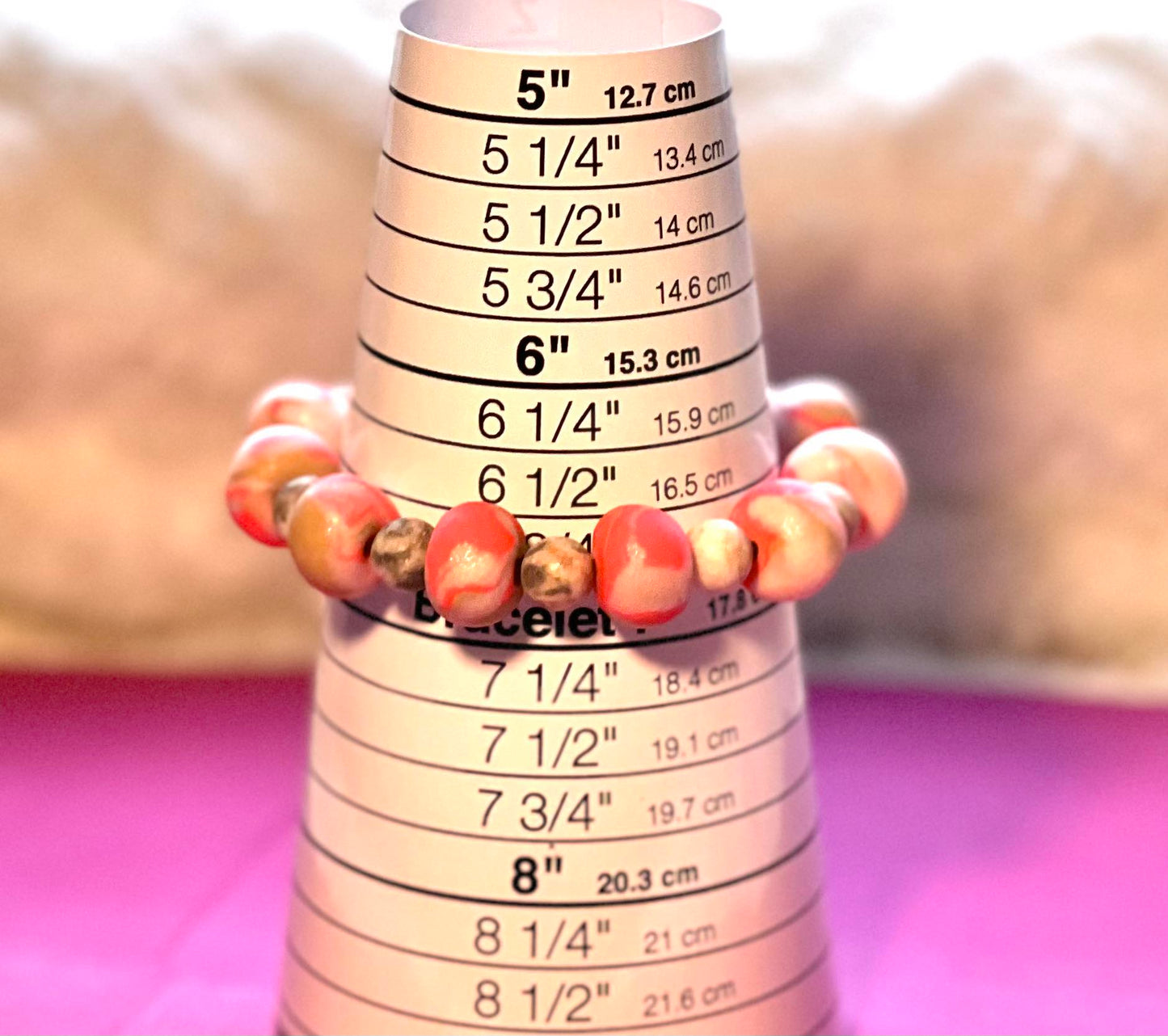 Bracelet - Charaya - Made with Handcrafted Clay Beads