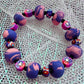 ...Bracelet - Easter 146 - Made with Handcrafted Clay Beads