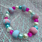 ...Bracelet - Easter 147 - Made with Handcrafted Clay Beads