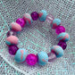 ...Bracelet - Easter 148 - Made with Handcrafted Clay Beads