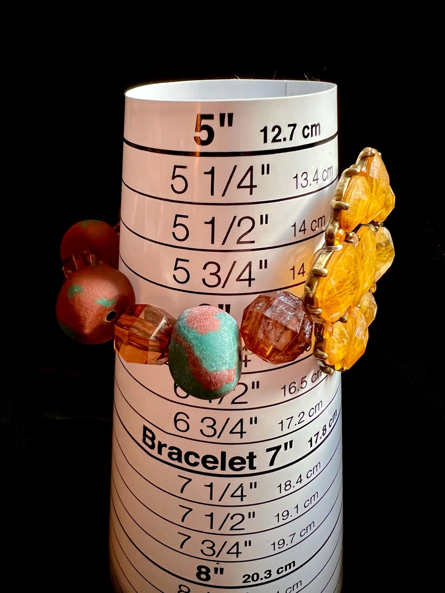 ....Bracelet - Vintage 149 - Made with Handcrafted Clay Beads