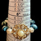 ....Bracelet - Vintage 153 - Made with Handcrafted Clay Beads