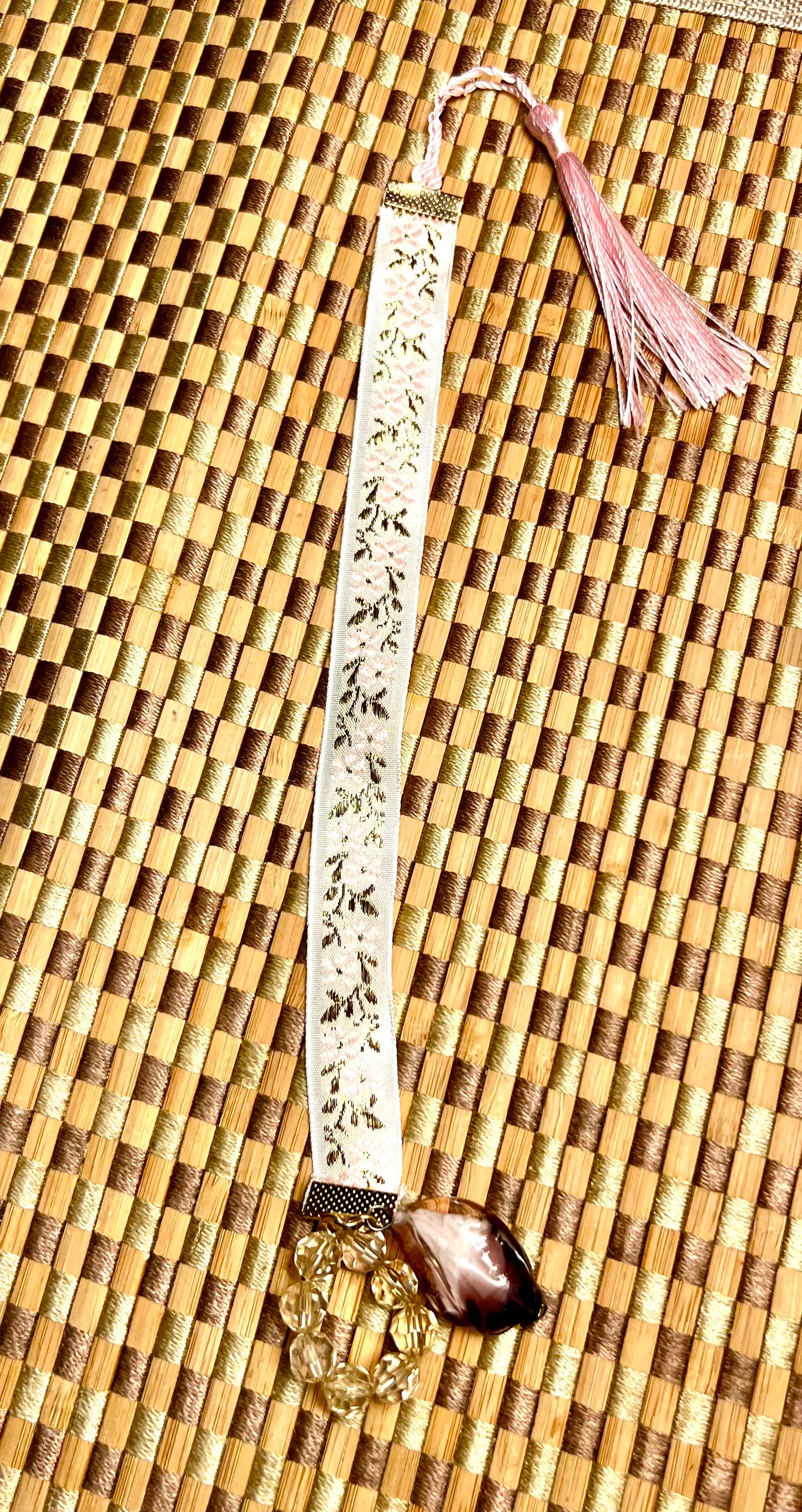 Bookmark Pink and Gold