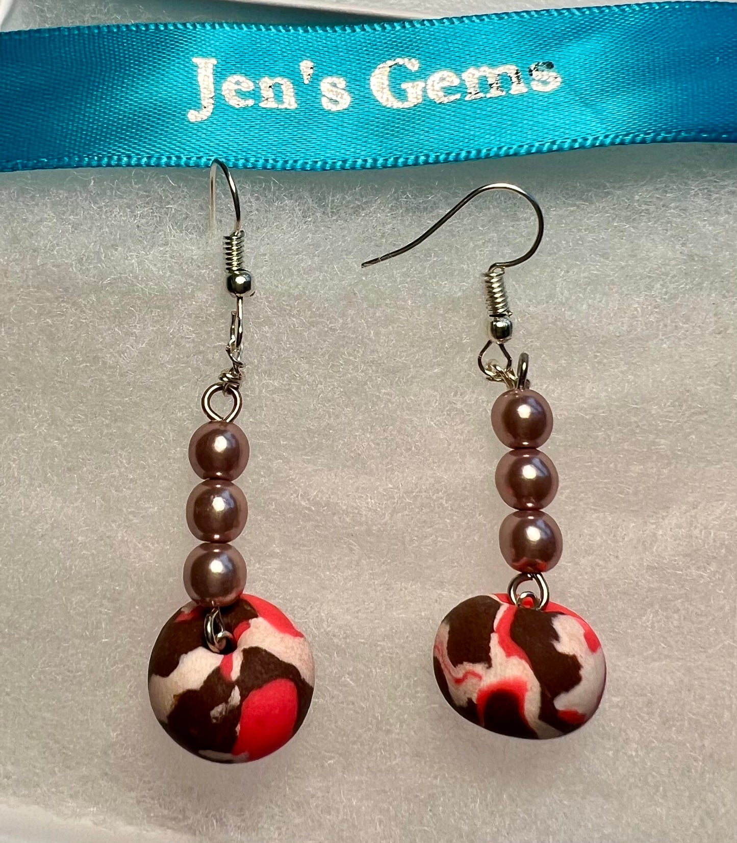 Earring - Mingle - Made with Handcrafted Clay Beads