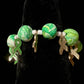 Bracelet - Lyme Disease Awareness 2 - Made with Handcrafted Clay Beads