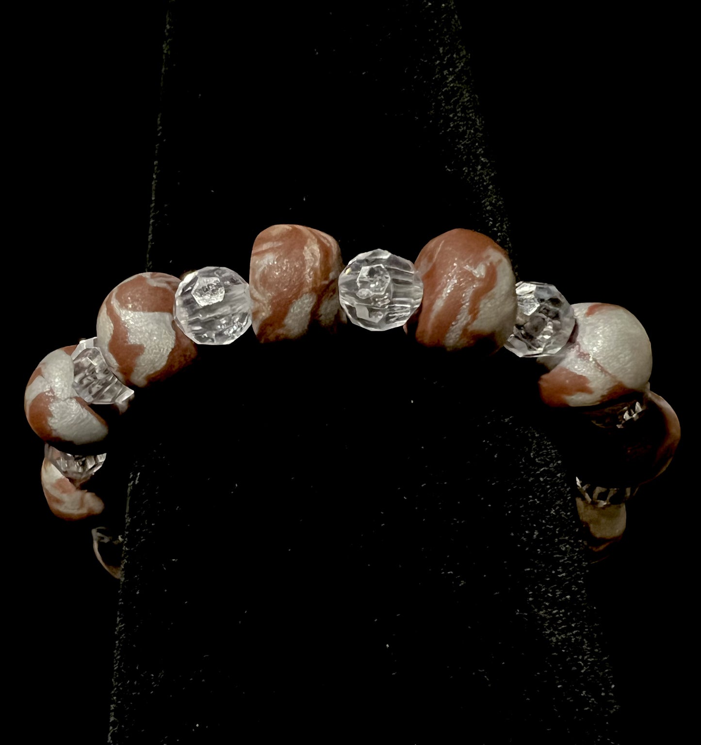 Bracelet - Hazel - Made with Handcrafted Clay Beads