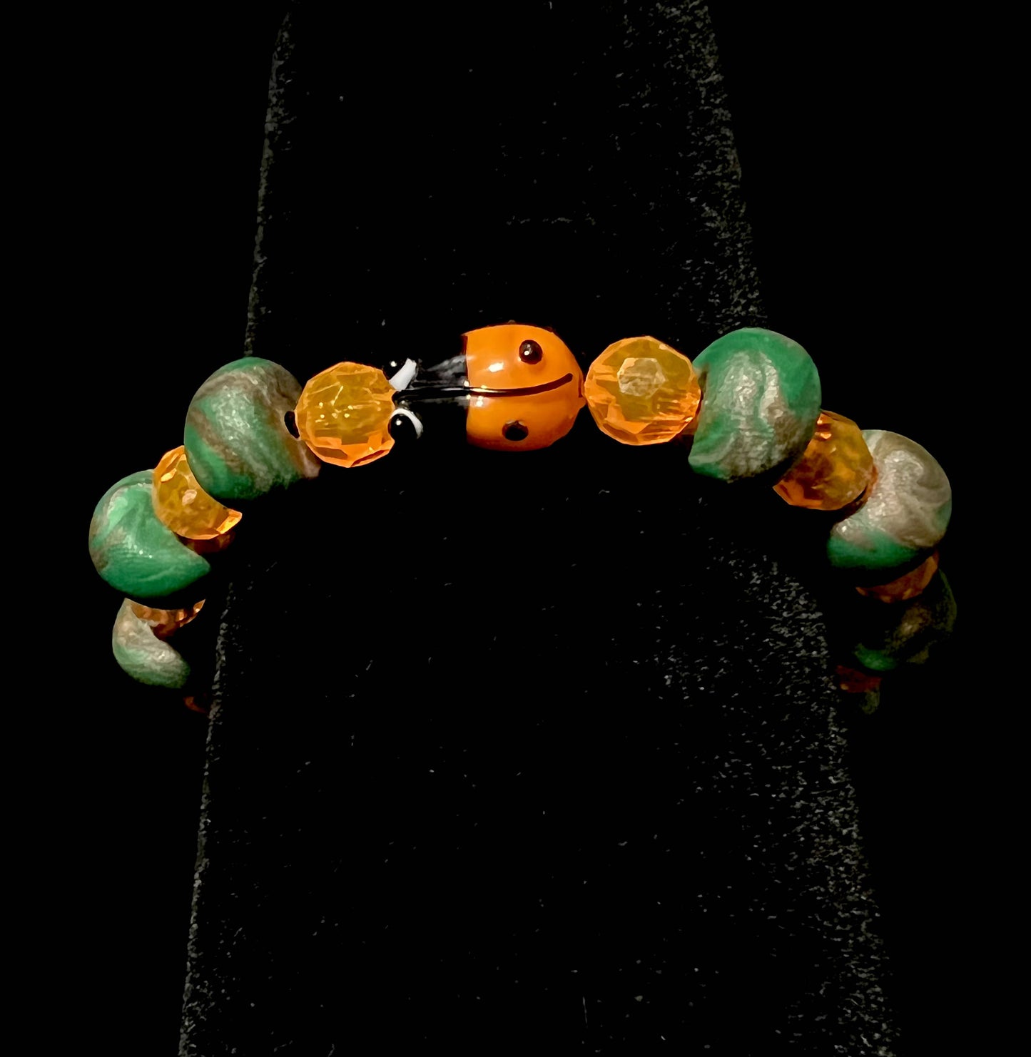 Bracelet - Cypress - Made with Handcrafted Clay Beads