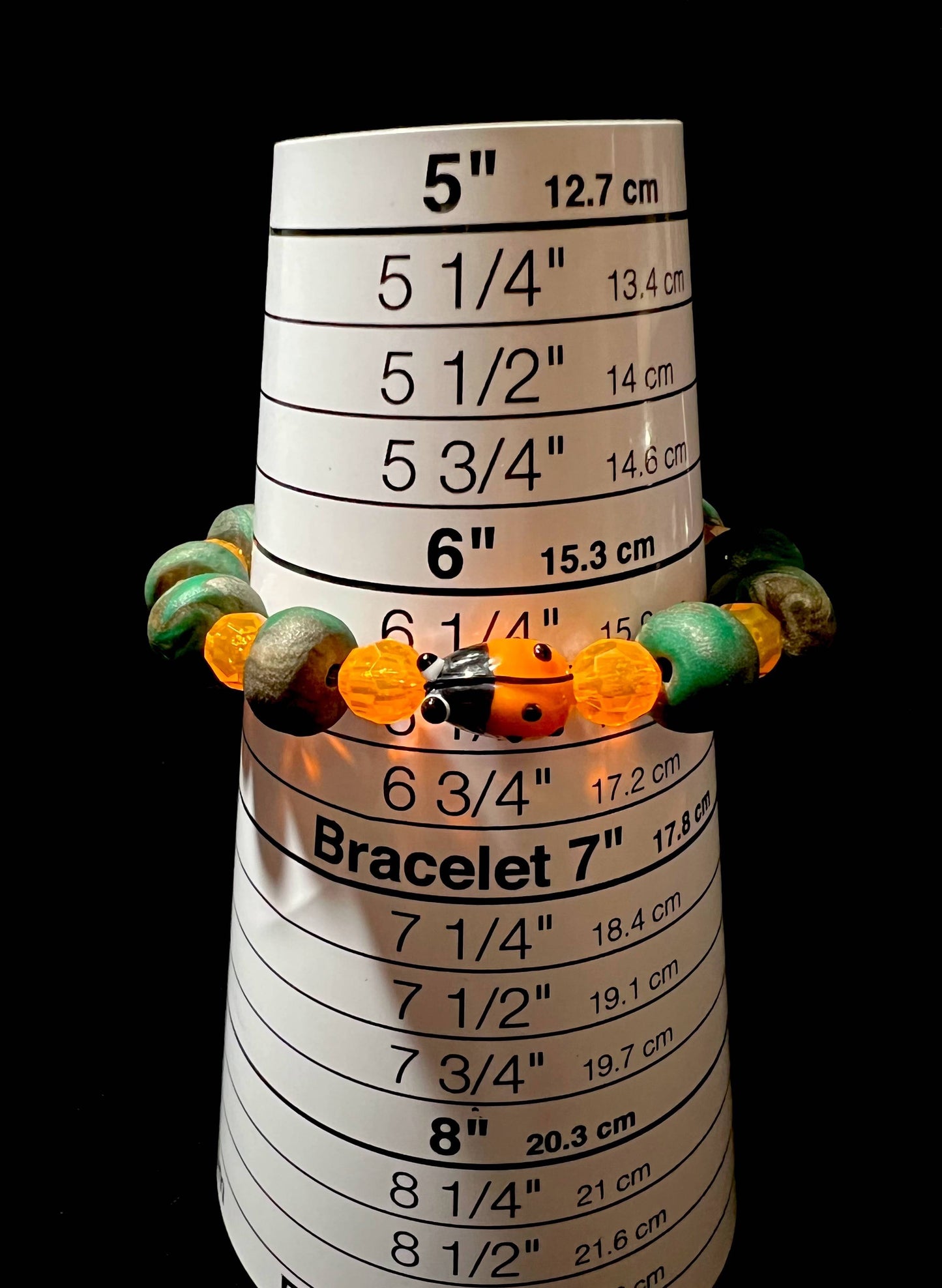 Bracelet - Cypress - Made with Handcrafted Clay Beads