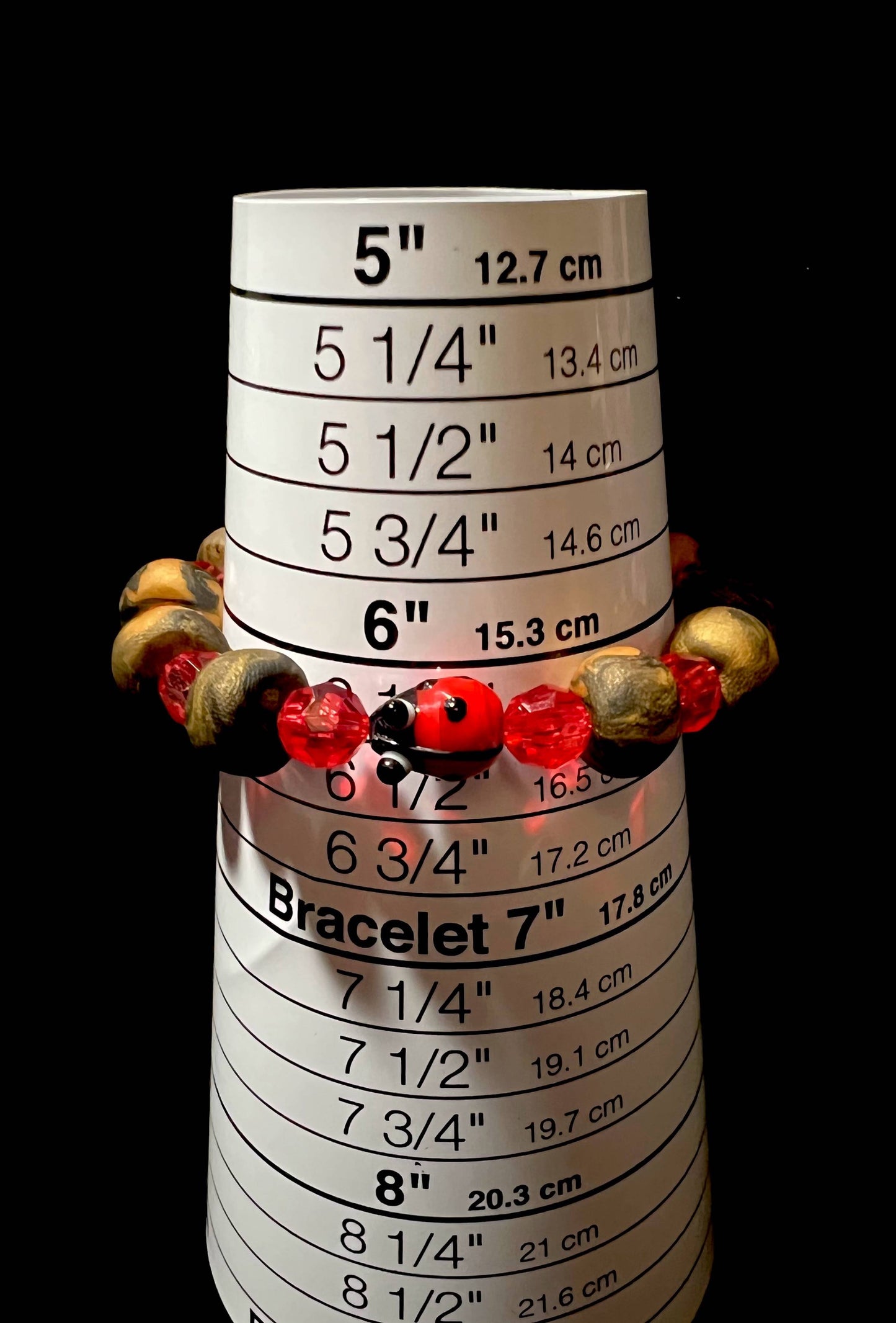 Bracelet - Ember - Made with Handcrafted Clay Beads