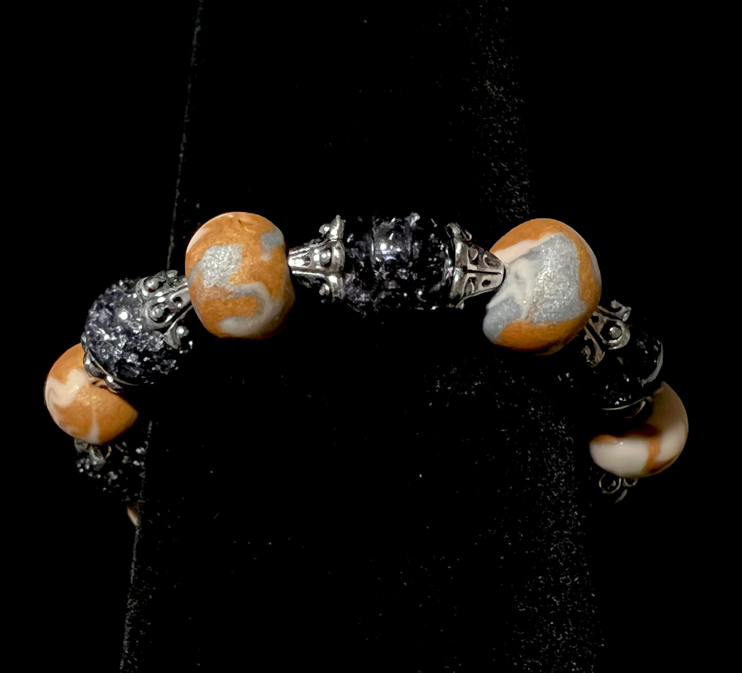 Bracelet - Harlow - Made with Handcrafted Clay Beads