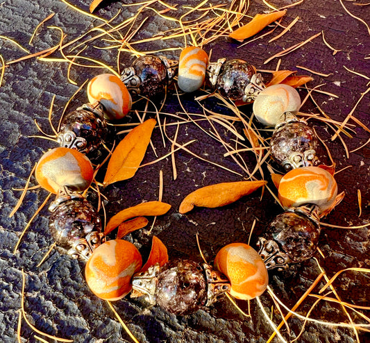 Bracelet - Harlow - Made with Handcrafted Clay Beads