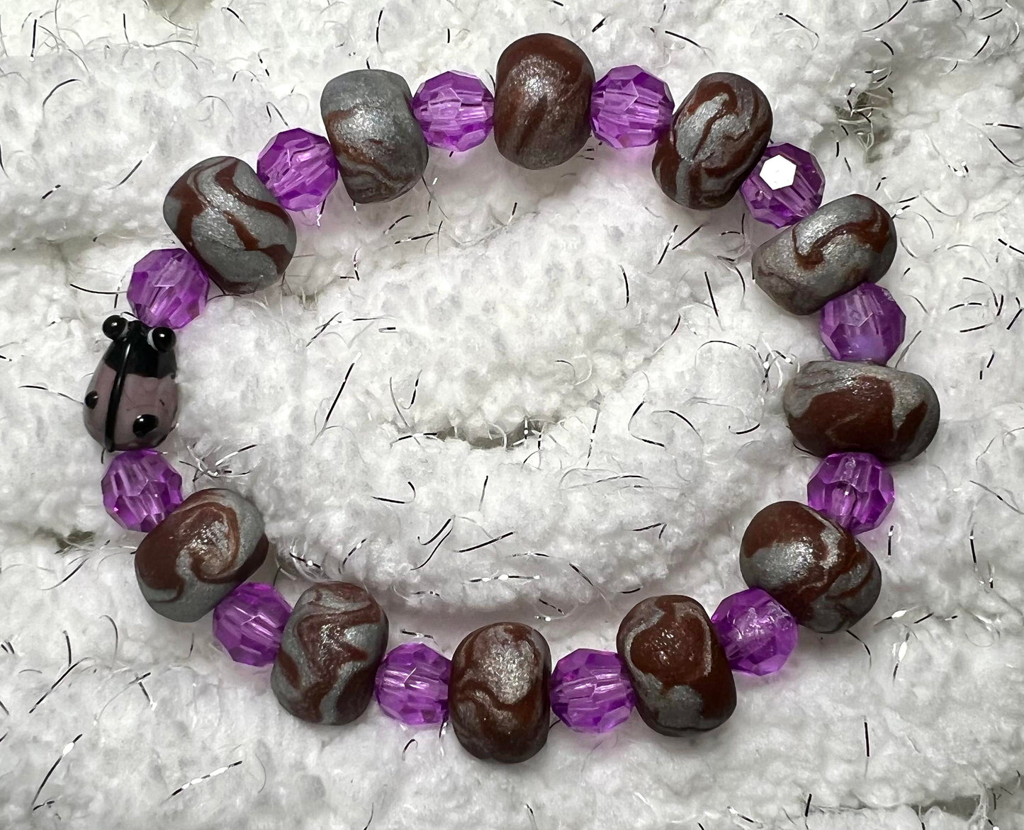 Bracelet - Eden - Made with Handcrafted Clay Beads