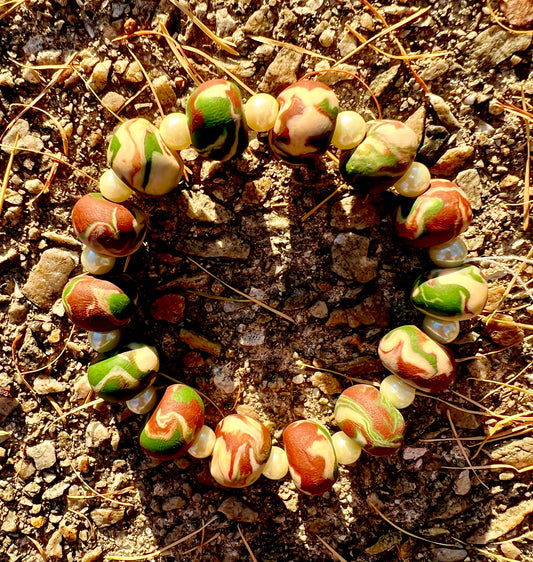 Bracelet - Everest - Made with Handcrafted Clay Beads