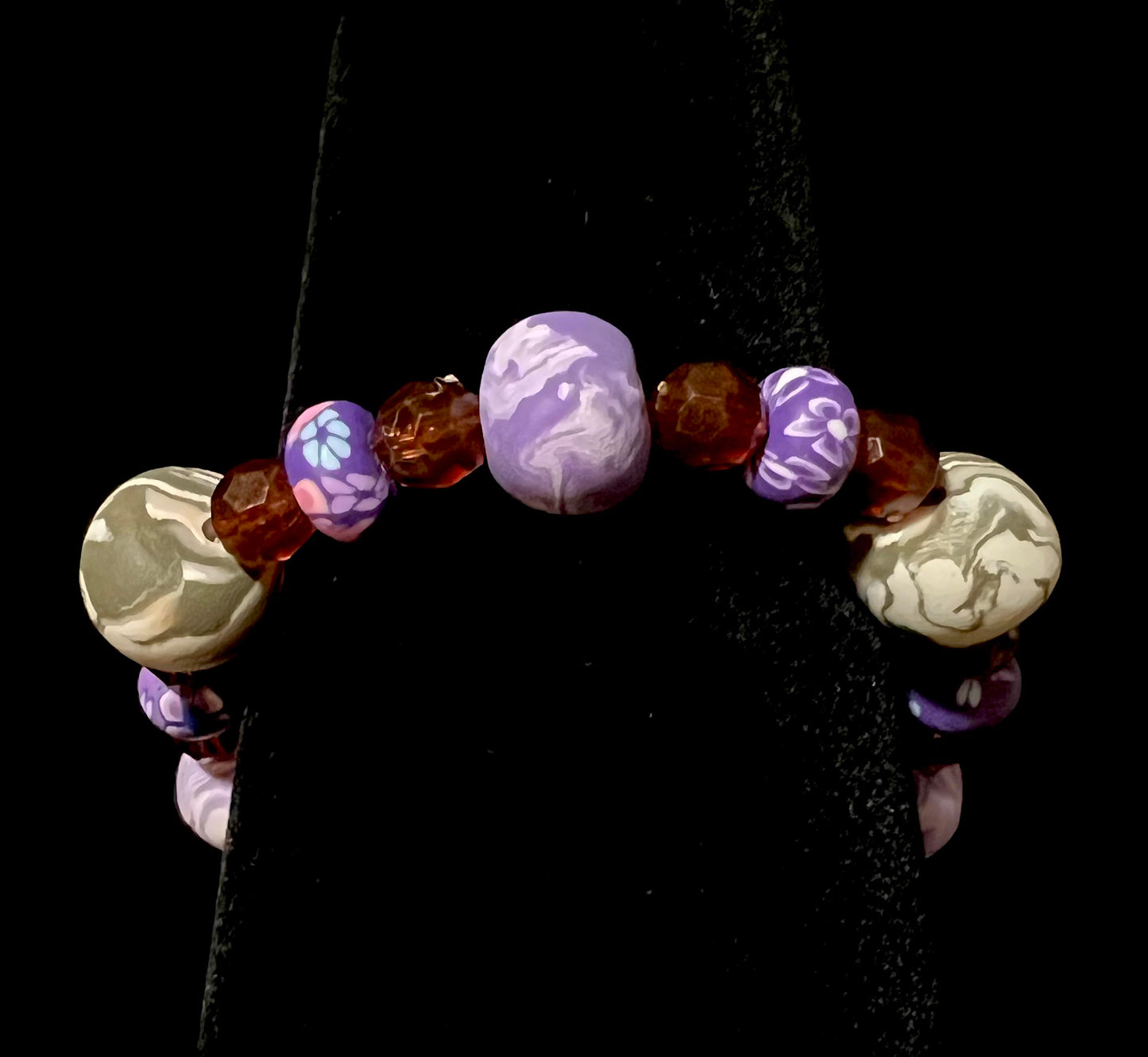 Bracelet - Imperial - Made with Handcrafted Clay Beads