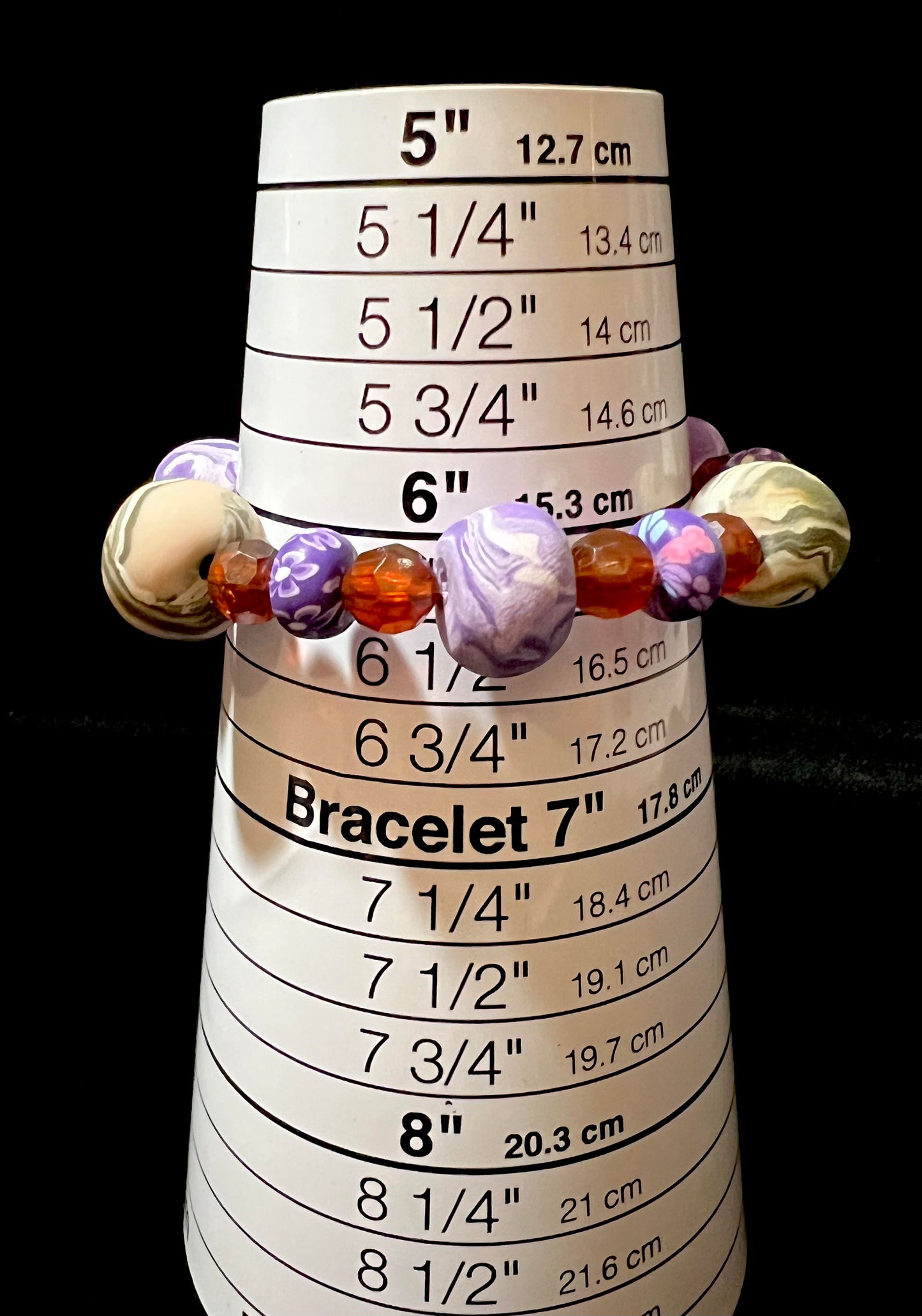 Bracelet - Imperial - Made with Handcrafted Clay Beads