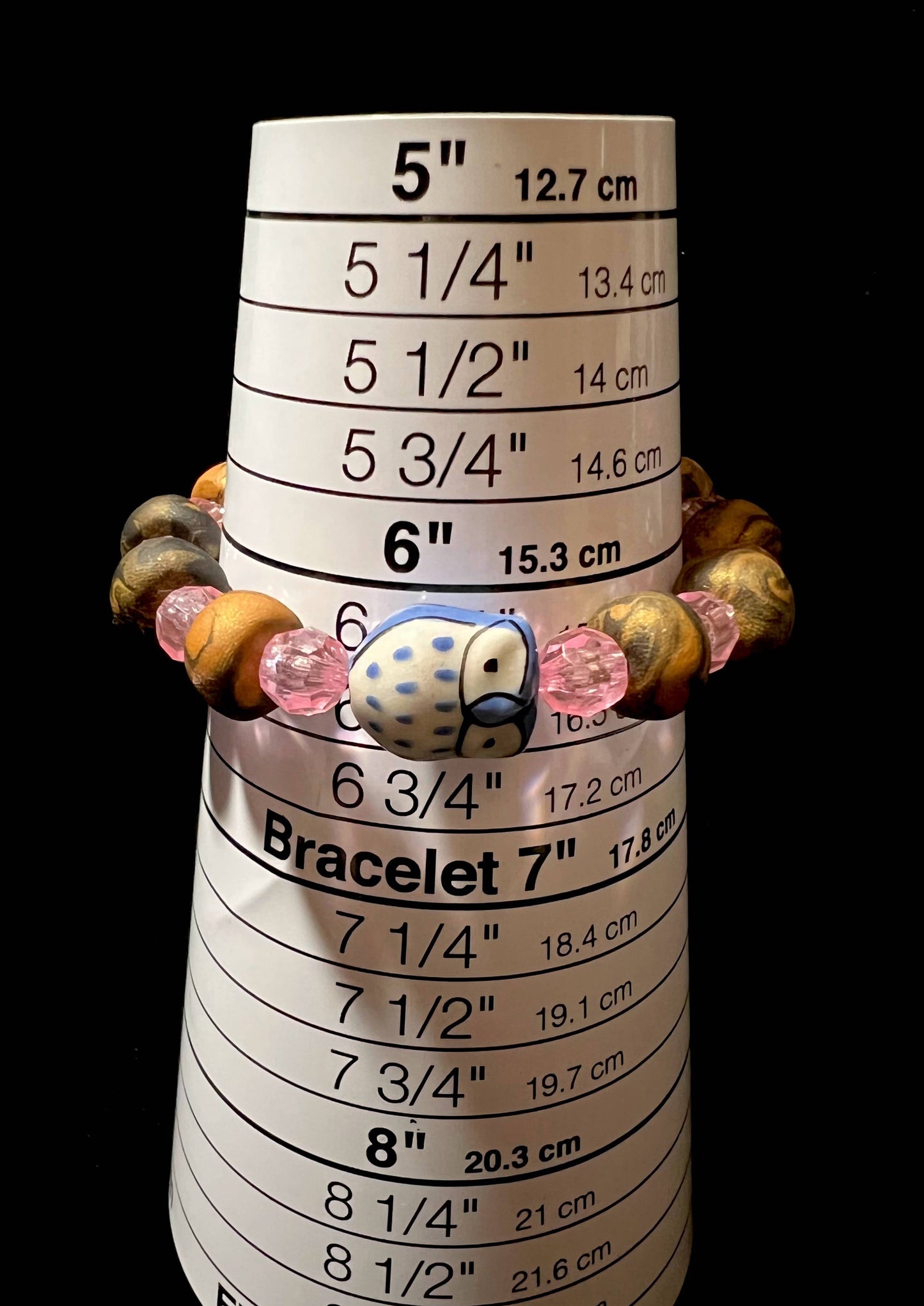 Bracelet - Twinkle - Made with Handcrafted Clay Beads