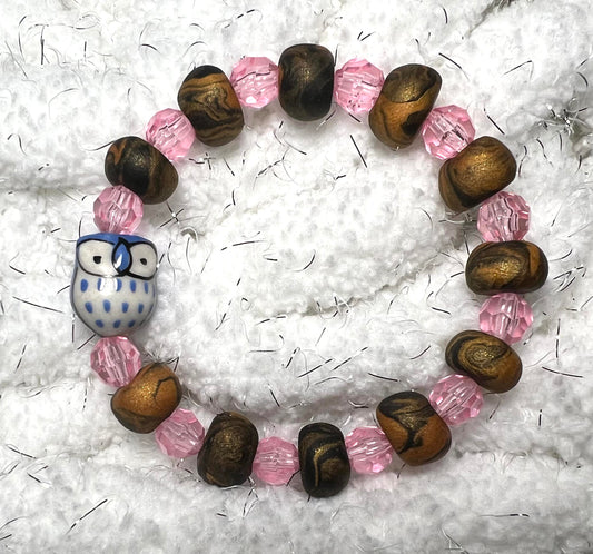 Bracelet - Twinkle - Made with Handcrafted Clay Beads