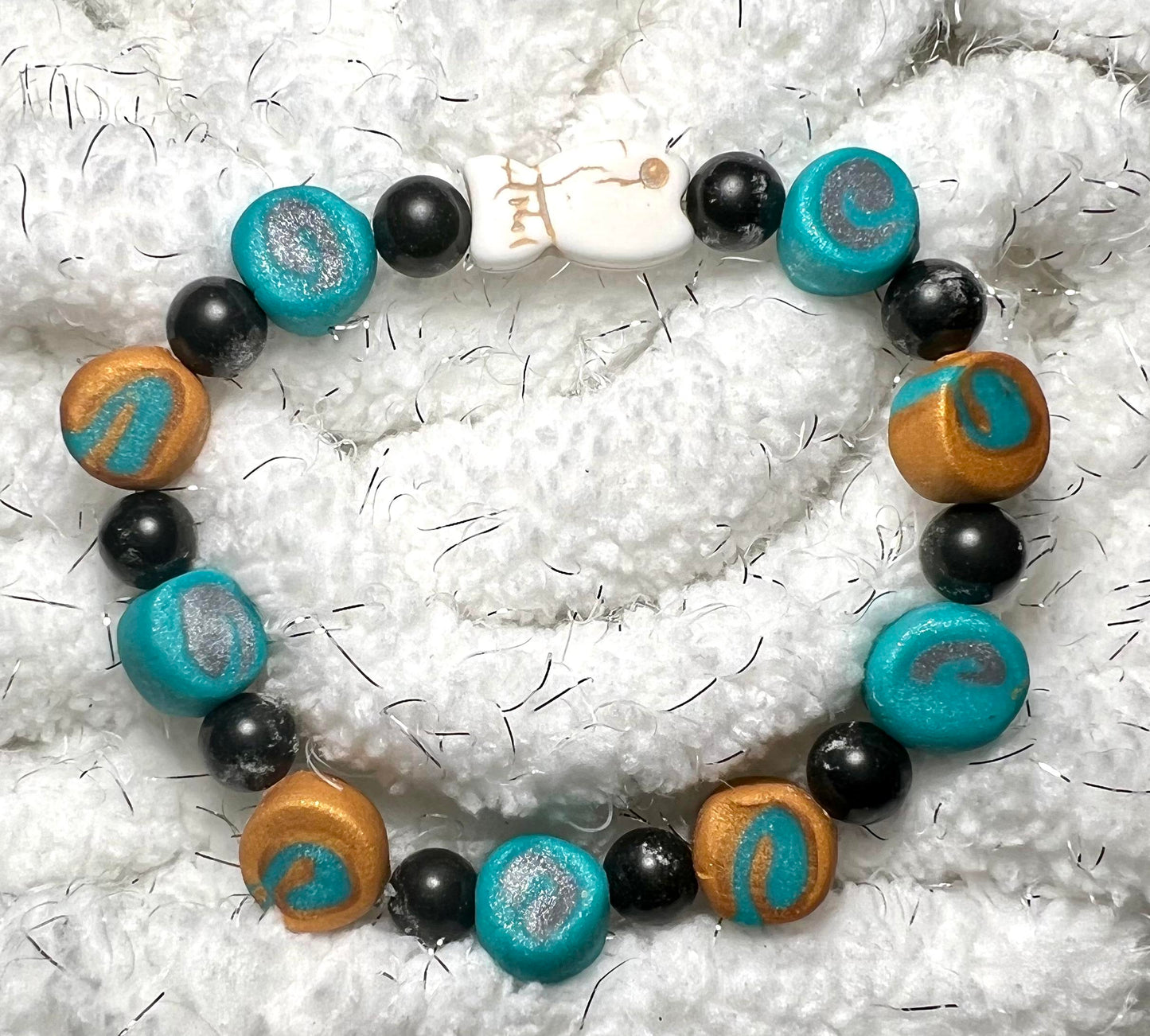 Bracelet - Mystic - Made with Handcrafted Clay Beads