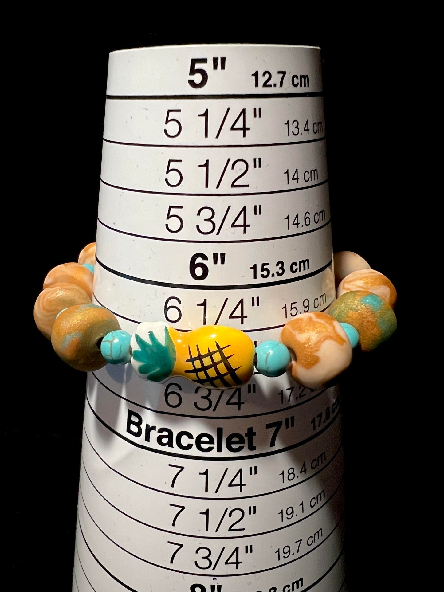 Bracelet - Lush - Made with Handcrafted Clay Beads