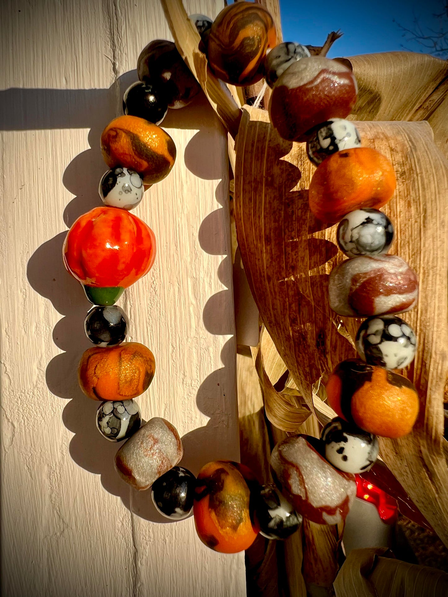 Clay Bead Bracelet #1 by LJL Creations