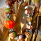 Bracelet - Leaf-Strewn - Made with Handcrafted Clay Beads