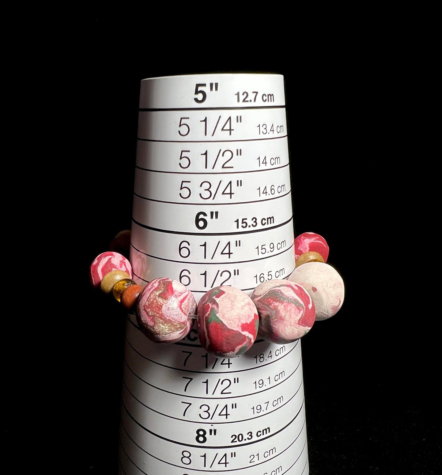 Bracelet - Cupid - Made with Handcrafted Clay Beads