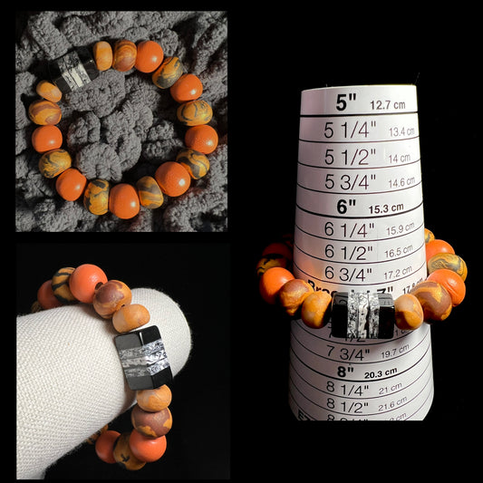 Bracelet - Spice - Made with Handcrafted Clay Beads