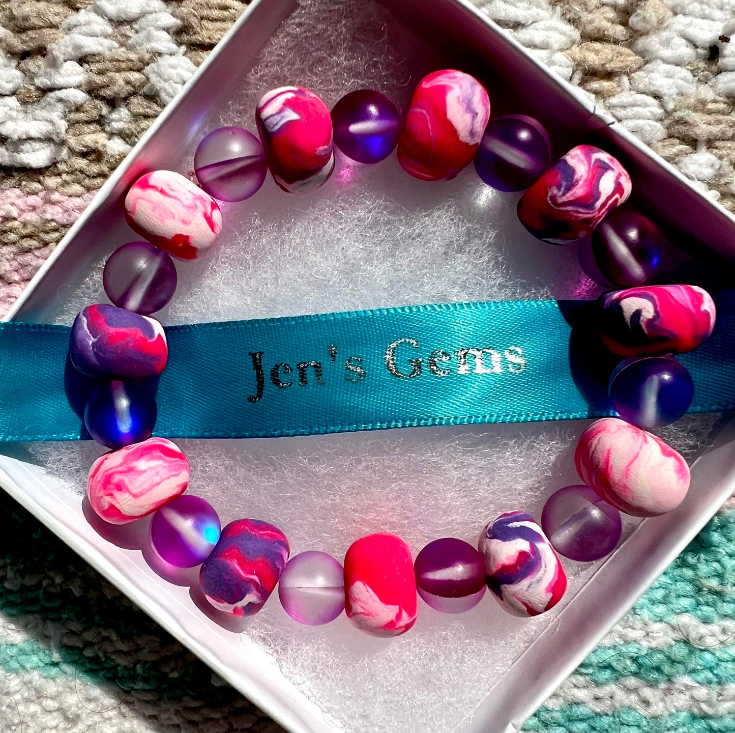 Bracelet - Glory - Made with Handcrafted Clay Beads