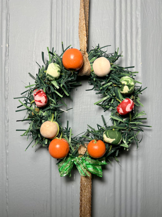 Christmas Bead Wreath Door Hanger (4)