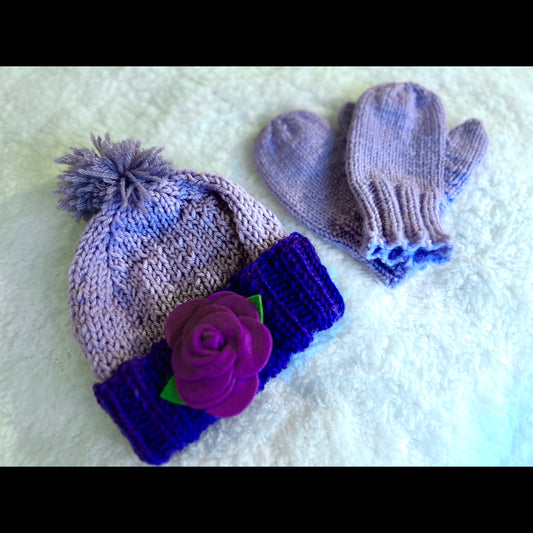 Craft - Knitted Hat and Mittens 7