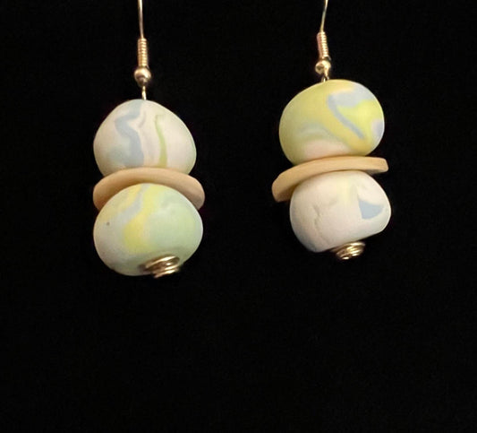 Earring - Posh - Made with Handcrafted Clay Beads