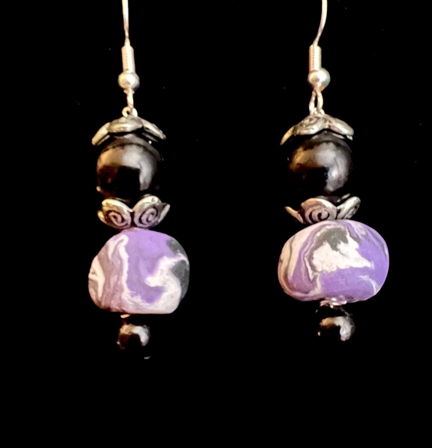 Earring - Passion - Made with Handcrafted Clay Beads