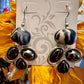 Earring - Fritillary - Made with Handcrafted Clay Beads
