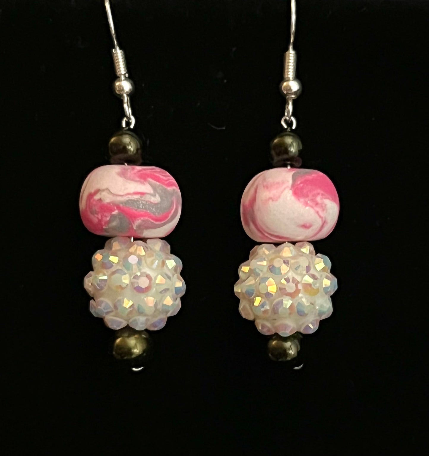 Earring - Sparkles - Made with Handcrafted Clay Beads