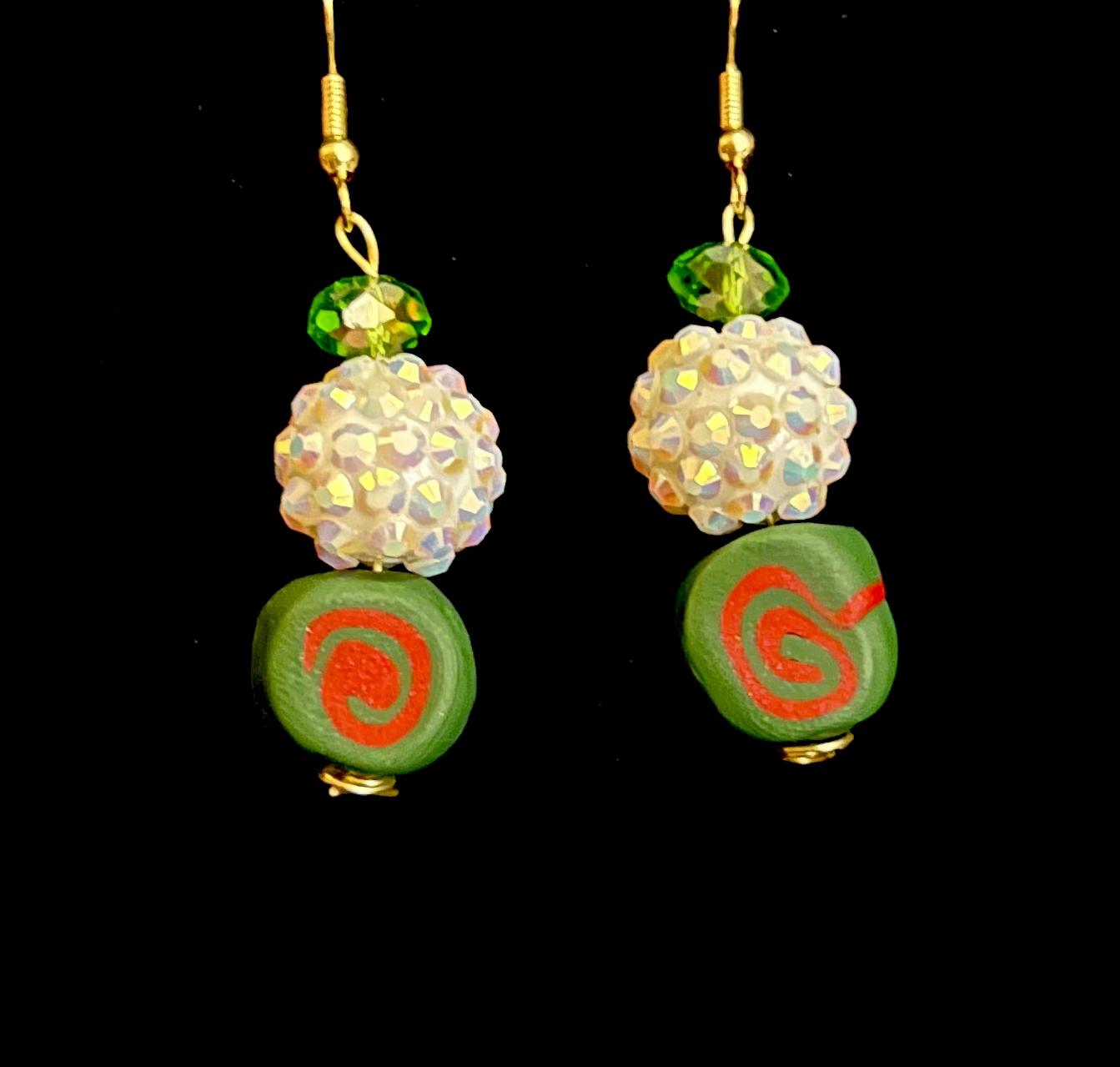 Earring - Festivity - Made with Handcrafted Clay Beads