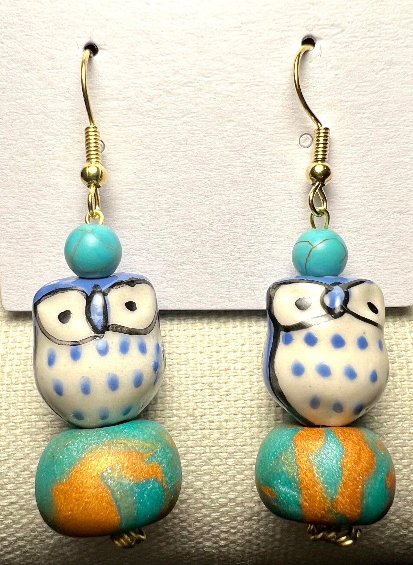 Earring - Wildwood - Made with Handcrafted Clay Beads