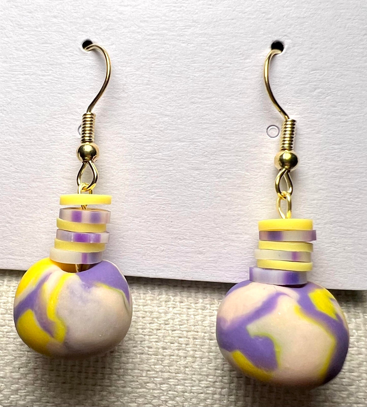 Earring - Rousing - Made with Handcrafted Clay Beads