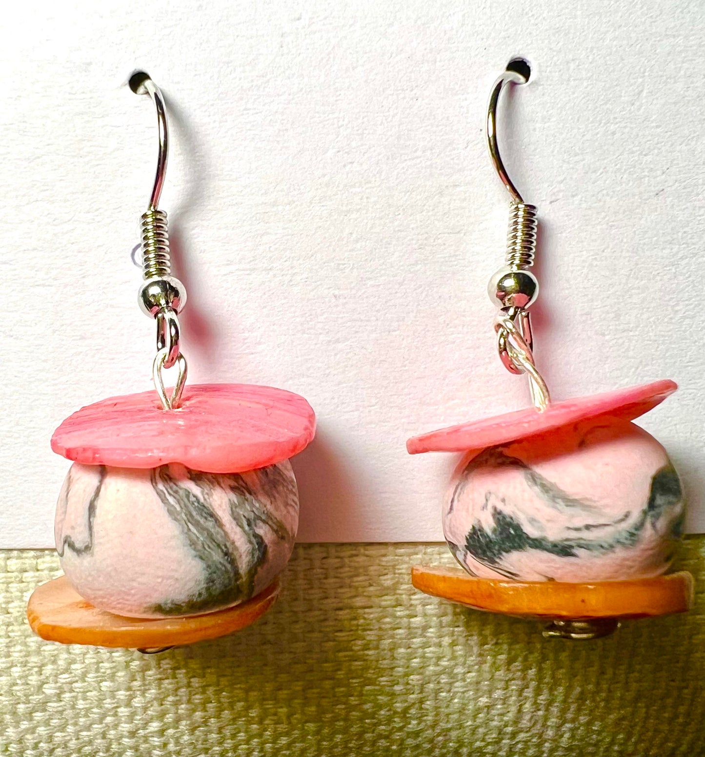 Earring - Integrate - Made with Handcrafted Clay Beads