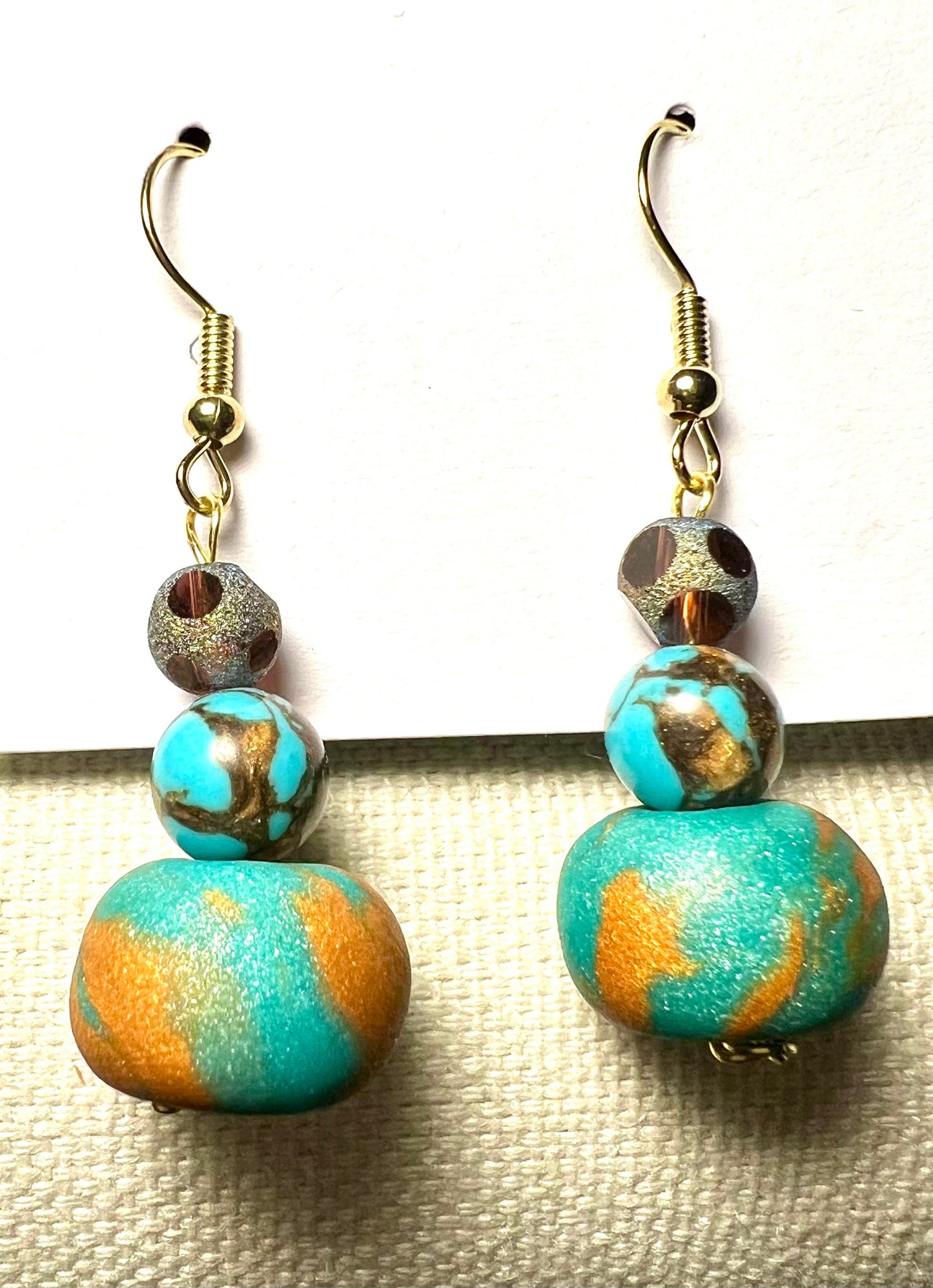 Earring - Refuge - Made with Handcrafted Clay Beads